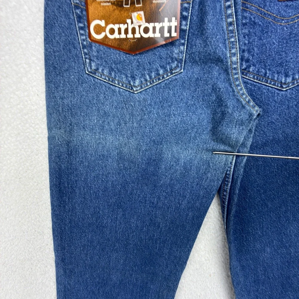 Carhartt Relaxed Fit Tapered Leg Denim Jeans Men 32x34 B17 DST Darkstone NWT NOS
